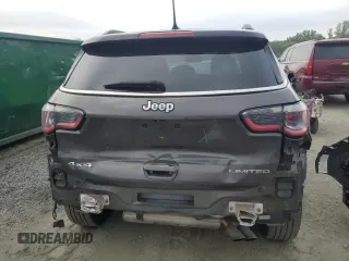 2018 Jeep Compass Limited z VIN 3C4NJDCB1JT222462, wystawiony jako Copart lot #57334595 z przebiegiem 86 306 mil mil oraz Szkoda całkowita • Salvage title. Historia ofert i sprzedaży dostępna na DreamBid. Obrazek 6.
