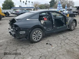 2023 Toyota Mirai XLE with VIN JTDAAAAA1PA008689, listed as a Copart auction lot 42217455 with 24,941 mi miles and Salvage Title. Bid and sale history available at carsss.com. Image 3.
