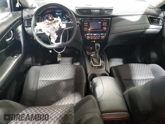 2017 Nissan Rogue SV with VIN KNMAT2MV9HP528295, listed as a Copart auction lot 63318355 with 130,536 mi miles and Salvage title. Bid and sale history available at DreamBid. Image 8.