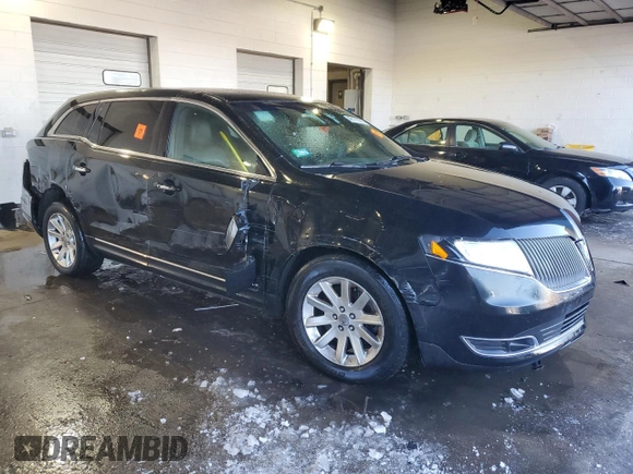 2015 Lincoln MKT with VIN 2LMHJ5NK4FBL01062, listed as a Copart auction lot 46111995 with 76,509 mi miles and Salvage Title. Bid and sale history available at DreamBid. Image 4.