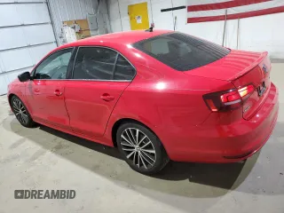 2016 Volkswagen Jetta Sport with VIN 3VWB17AJ4GM239710, listed as a Copart auction lot 57070525 with 107,576 mi miles and Salvage title. Bid and sale history available at DreamBid. Image 2.