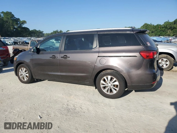 2017 Kia Sedona LX with VIN KNDMB5C15H6242708, listed as a Copart auction lot 52725965 with 165,992 mi miles and Clean Title. Bid and sale history available at DreamBid. Image 2.