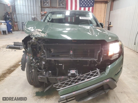 2023 Nissan Frontier SV with VIN 1N6ED1FK3PN637239, listed as a Copart auction lot 49469965 with 17,570 mi miles and Salvage Title. Bid and sale history available at carsss.com. Image 5.