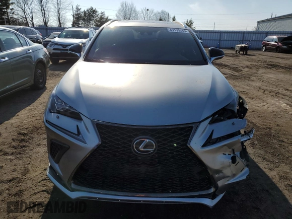 2020 Lexus NX with VIN JTJSARDZ2L5003795, listed as a Copart auction lot 49155345 with 63,046 mi miles and Salvage Title. Bid and sale history available at carsss.com. Image 5.