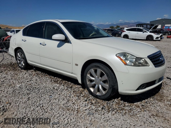 2006 Infiniti M with VIN JNKAY01F36M263714, listed as a Copart auction lot 64113864 with 139,836 mi miles and Salvage Title. Bid and sale history available at DreamBid. Image 4.