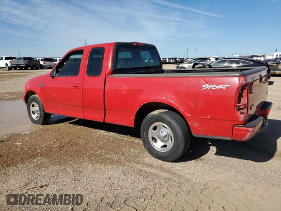 2001 Ford F-150 XL with VIN 1FTZX17211NB16120, listed as a Copart auction lot 54884765 with 124,196 mi miles and Salvage title. Bid and sale history available at DreamBid. Image 2.