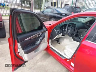 2017 Infiniti Q50 Red Sport 400 with VIN JN1FV7AR4HM870570, listed as a IAAI auction lot 41510557 with 1 mi miles. Bid and sale history available at carsss.com. Image 18.