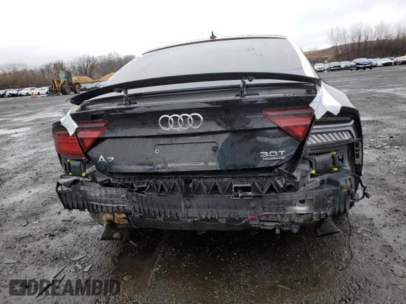 2016 Audi A7 3.0 Prestige with VIN WAU2GAFC8GN076071, listed as a Copart auction lot 48846595 with 83,510 mi miles and Salvage Title. Bid and sale history available at carsss.com. Image 6.