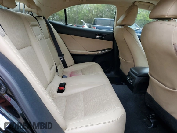 2015 Lexus IS 250 with VIN JTHBF1D2XF5057308, listed as a Copart auction lot 50145615 with 192,719 mi miles and Salvage title. Bid and sale history available at DreamBid. Image 10.
