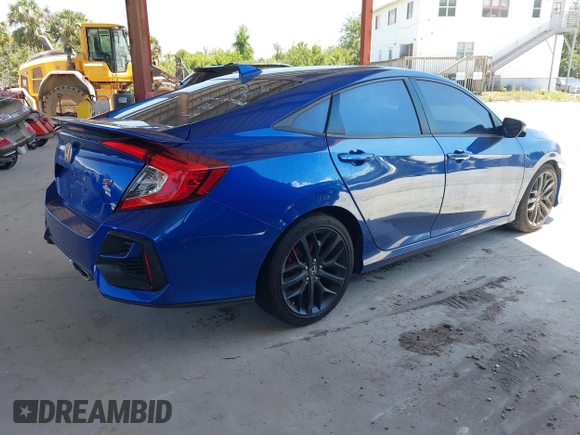 2020 Honda Civic Si z VIN 2HGFC1E50LH705586, wystawiony jako IAAI lot #42317630 z przebiegiem 34 904 mil mil oraz . Historia ofert i sprzedaży dostępna na DreamBid. Obrazek 4.