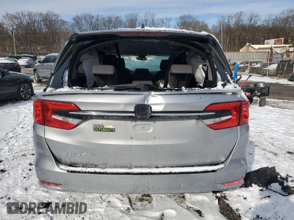 2022 Honda Odyssey EX with VIN 5FNRL6H53NB017028, listed as a Copart auction lot 88647385 with Not Provided miles and Salvage Title. Bid and sale history available at DreamBid. Image 6.