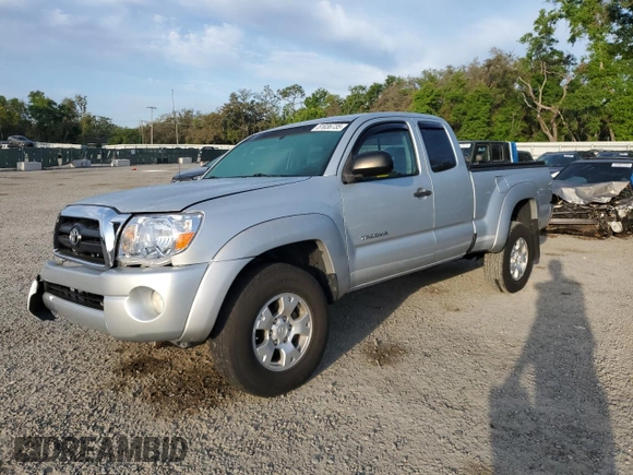 2008 Toyota Tacoma PreRunner with VIN 5TETU62N18Z472703, listed as a Copart auction lot 51036735 with 144,595 mi miles and Salvage Title. Bid and sale history available at DreamBid. Image 1.