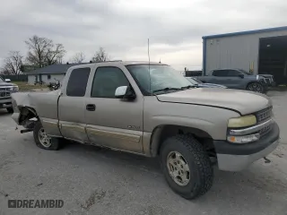 2001 Chevrolet Silverado 1500 LT with VIN 1GCEK19TX1Z171225, listed as a Copart auction lot 50086775 with 344,590 mi miles and Salvage Title. Bid and sale history available at carsss.com. Image 4.