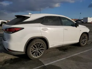 2022 Lexus RX with VIN 2T2YGMDA1NC073573, listed as a Copart auction lot 43224755 with 62,788 mi miles and Salvage Title. Bid and sale history available at carsss.com. Image 3.