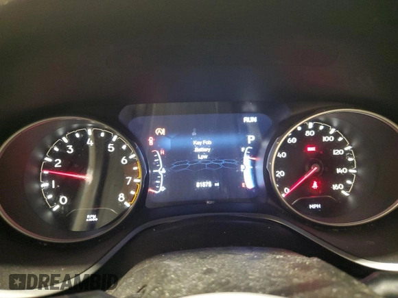 2018 Jeep Compass Limited with VIN 3C4NJDCBXJT222508, listed as a Copart auction lot 48027175 with 81,575 mi miles and Clean Title. Bid and sale history available at DreamBid. Image 9.