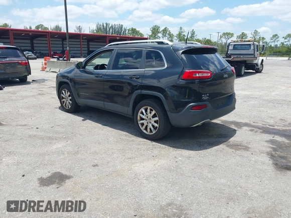 2016 Jeep Cherokee Limited z VIN 1C4PJMDB4GW151834, wystawiony jako IAAI lot #42311409 z przebiegiem 159 743 mil mil oraz . Historia ofert i sprzedaży dostępna na DreamBid. Obrazek 3.
