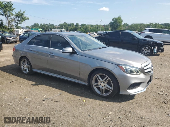 2014 Mercedes-Benz E 350 Sport with VIN WDDHF5KB9EA862458, listed as a Copart auction lot 63375545 with 75,110 mi miles and Salvage title. Bid and sale history available at DreamBid. Image 4.