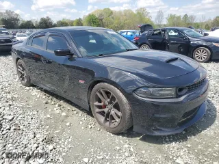 2020 Dodge Charger Scat Pack with VIN 2C3CDXGJ5LH136184, listed as a Copart auction lot 47473535 with 36,172 mi miles and Salvage Title. Bid and sale history available at carsss.com. Image 4.