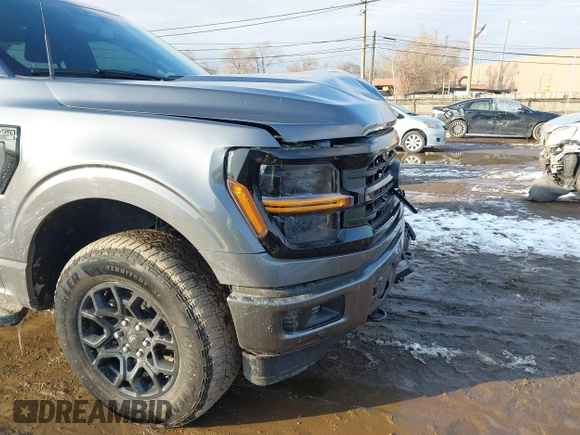 2024 Ford F-150 XLT with VIN 1FTFW3LD5RFA49438, listed as a IAAI auction lot 41558895 with 18,060 mi miles. Bid and sale history available at carsss.com. Image 6.