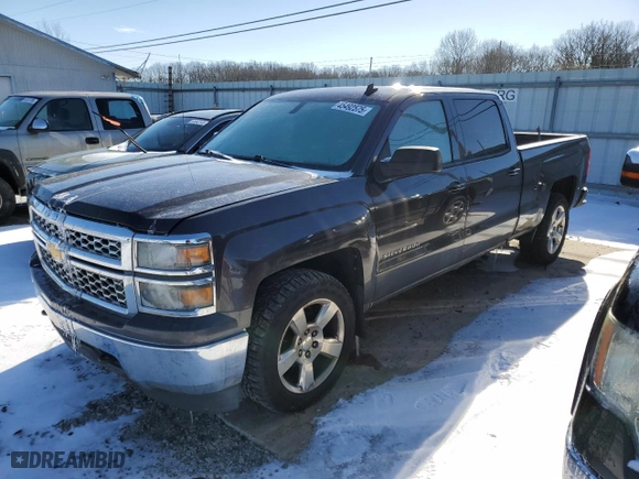 2014 Chevrolet Silverado 1500 LT with VIN 3GCUKREH0EG325183, listed as a Copart auction lot 45492575 with 0 mi miles and Clean Title. Bid and sale history available at carsss.com. Image 1.