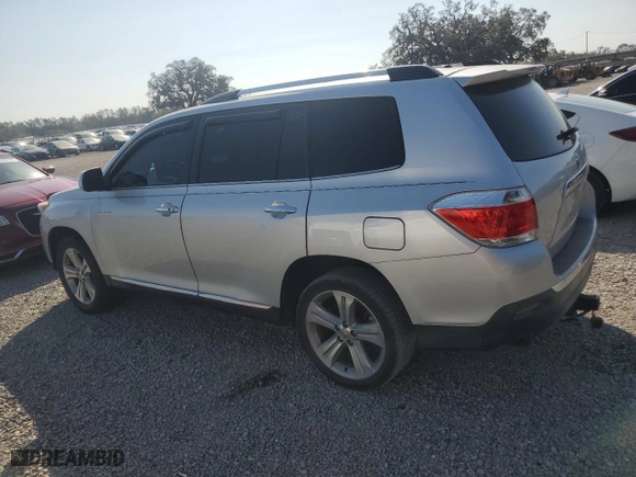 2012 Toyota Highlander Limited with VIN 5TDYK3EH4CS068607, listed as a Copart auction lot 45271435 with 128,674 mi miles and Salvage Title. Bid and sale history available at carsss.com. Image 2.