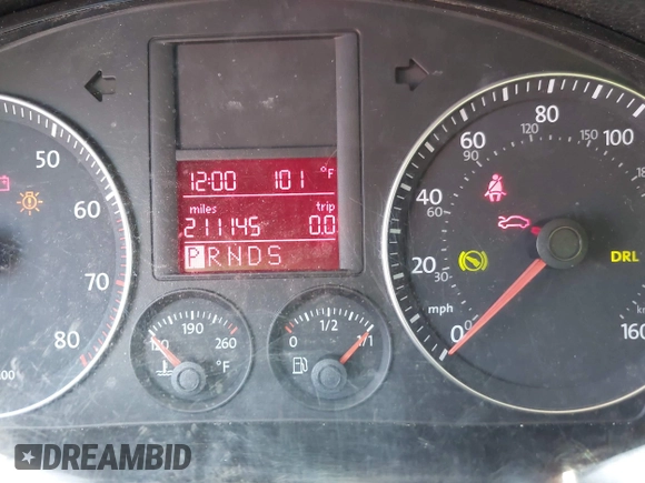2008 Volkswagen Jetta S with VIN 3VWHM71K58M064797, listed as a IAAI auction lot 42676040 with 211,145 mi miles and . Bid and sale history available at DreamBid. Image 7.