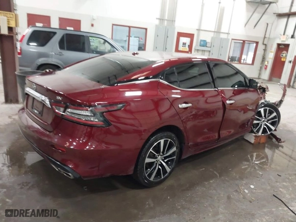 2021 Nissan Maxima SV with VIN 1N4AA6CV7MC503577, listed as a IAAI auction lot 41514661 with 106,155 mi miles. Bid and sale history available at carsss.com. Image 4.