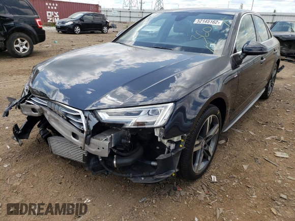 2018 Audi A4 Premium Plus with VIN WAULMAF47JA118900, listed as a Copart auction lot 52145162 with 47,662 mi miles. Bid and sale history available at carsss.com. Image 2.