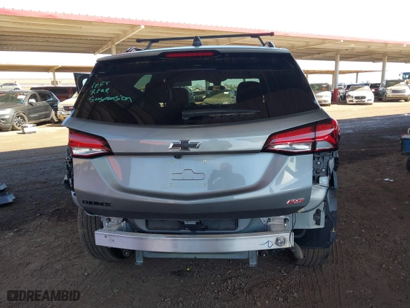 2024 Chevrolet Equinox RS with VIN 3GNAXMEG6RS165691, listed as a IAAI auction lot 41862458 with 12,709 mi miles. Bid and sale history available at carsss.com. Image 6.