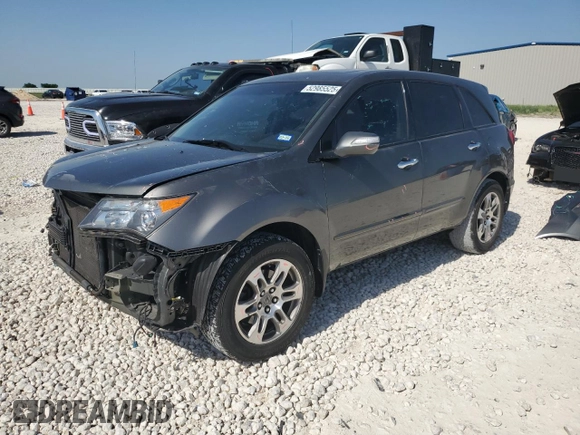 2007 Acura MDX with VIN 2HNYD28257H541599, listed as a Copart auction lot 52985525 with 98,835 mi miles and Salvage Title. Bid and sale history available at carsss.com. Image 1.