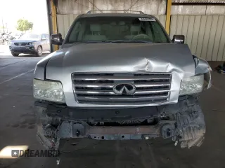 2007 Infiniti QX56 with VIN 5N3AA08A17N800403, listed as a Copart auction lot 69487054 with 107,007 mi miles and Salvage Title. Bid and sale history available at carsss.com. Image 5.