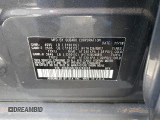 2019 Subaru Outback with VIN 4S4BSABC8K3265665, listed as a Copart auction lot 48700145 with 80,931 mi miles and Salvage title. Bid and sale history available at DreamBid. Image 14.