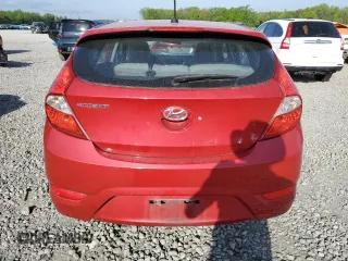 2013 Hyundai Accent SE with VIN KMHCU5AE0DU121047, listed as a Copart auction lot 52648035 with 42,655 mi miles and Salvage Title. Bid and sale history available at carsss.com. Image 6.
