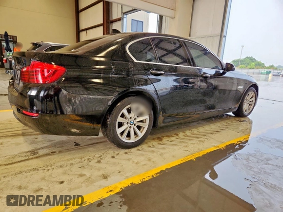 2015 BMW 5 Series 528i with VIN WBA5A5C50FD524917, listed as a Copart auction lot 63468145 with Not provided miles and Clean title. Bid and sale history available at DreamBid. Image 3.