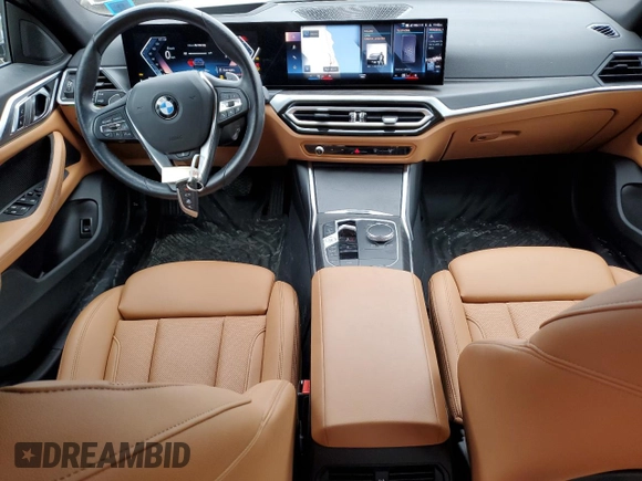 2024 BMW 4 Series 430i xDrive with VIN WBA73AV02RFR67561, listed as a Copart auction lot 88428205 with 17,711 mi miles and Salvage Title. Bid and sale history available at carsss.com. Image 8.