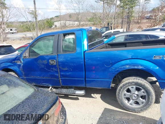 2009 Ford F-150 STX with VIN 1FTRX14899FA26714, listed as a IAAI auction lot 41791715 with 283,000 mi miles. Bid and sale history available at carsss.com. Image 14.