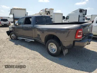 2023 Ram 3500 Laramie with VIN 3C63RRJL8PG524770, listed as a Copart auction lot 66492934 with 0 mi miles and Salvage Title. Bid and sale history available at carsss.com. Image 2.