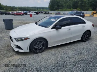 2021 Mercedes-Benz A 220 with VIN W1K3G4EB0MJ268465, listed as a Copart auction lot 62827425 with 59,522 mi miles and Salvage title. Bid and sale history available at DreamBid. Image 1.