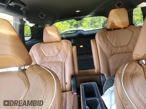 2024 Infiniti QX60 Autograph with VIN 5N1DL1HU8RC353874, listed as a Copart auction lot 58751515 with 10,778 mi miles and Salvage title. Bid and sale history available at DreamBid. Image 10.