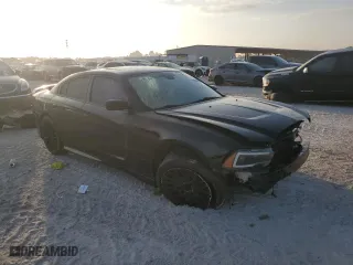 2012 Dodge Charger SRT8 with VIN 2C3CDXEJ8CH103618, listed as a Copart auction lot 77995704 with 0 mi miles and Salvage Title. Bid and sale history available at carsss.com. Image 4.