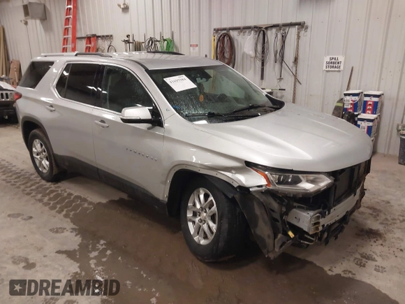 2018 Chevrolet Traverse LT Cloth with VIN 1GNEVGKW7JJ116736, listed as a IAAI auction lot 41695984 with 108,432 mi miles. Bid and sale history available at carsss.com. Image 1.
