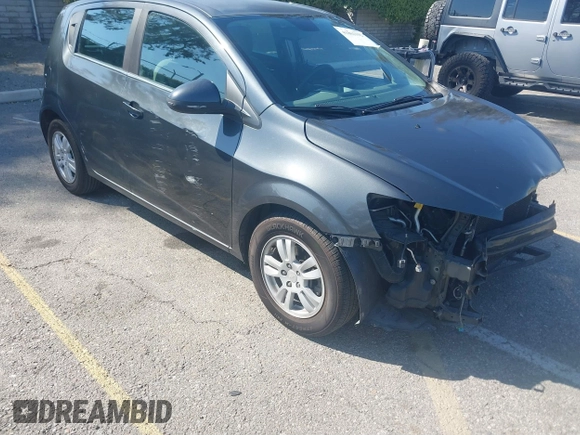 2014 Chevrolet Sonic LT with VIN 1G1JC6SG4E4118781, listed as a IAAI auction lot 41862192 with 124,375 mi miles. Bid and sale history available at carsss.com. Image 6.