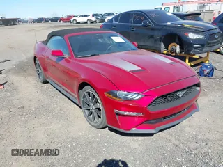2022 Ford Mustang EcoBoost with VIN 1FATP8UH6N5105570, listed as a IAAI auction lot 41768451 with 21,036 mi miles. Bid and sale history available at carsss.com. Image 1.