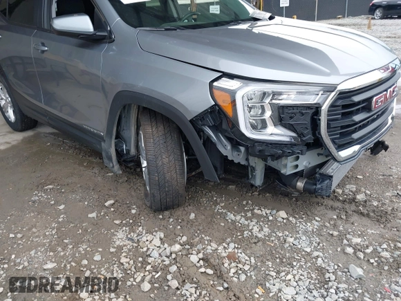 2024 GMC Terrain SLE with VIN 3GKALTEG7RL346411, listed as a IAAI auction lot 42338008 with 18,281 mi miles and . Bid and sale history available at DreamBid. Image 17.