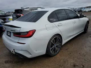 2021 BMW 3 Series M340i xDrive with VIN 3MW5U9J08M8B49696, listed as a Copart auction lot 81893474 with 0 mi miles and Salvage Title. Bid and sale history available at carsss.com. Image 3.