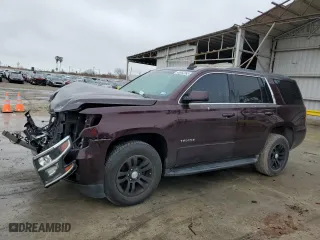 2017 Chevrolet Tahoe LS with VIN 1GNSCAKC6HR259734, listed as a Copart auction lot 43652265 with 154,099 mi miles and Salvage Title. Bid and sale history available at carsss.com. Image 1.