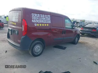 2018 Ram ProMaster City Cargo Tradesman with VIN ZFBERFAB6J6K08657, listed as a IAAI auction lot 42054791 with 53,734 mi miles. Bid and sale history available at carsss.com. Image 4.