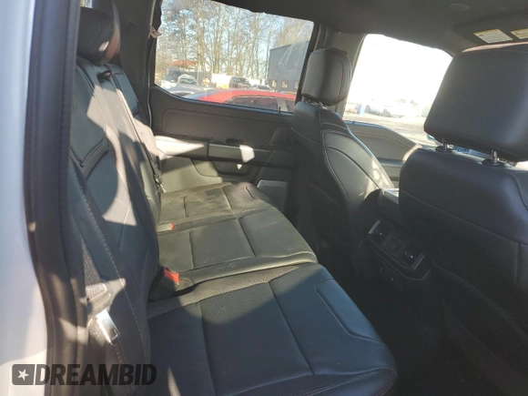 2024 Ford F-150 Raptor with VIN 1FTFW1RG1RFA22551, listed as a Copart auction lot 41604745 with 5,474 mi miles and Salvage Title. Bid and sale history available at DreamBid. Image 10.