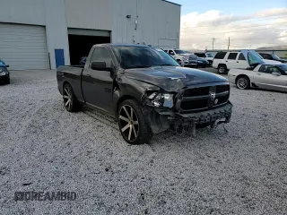 2018 Ram 1500 Express with VIN 3C6JR6AT4JG250464, listed as a Copart auction lot 81504004 with 44,810 mi miles and Salvage title. Bid and sale history available at DreamBid. Image 11.