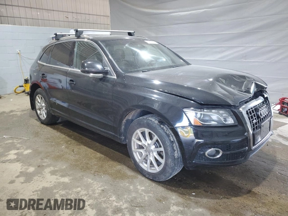 2012 Audi Q5 Premium Plus with VIN WA1LFAFP9CA062396, listed as a Copart auction lot 59847375 with 125,558 mi miles and Salvage title. Bid and sale history available at DreamBid. Image 4.
